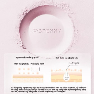 [SPENNY] Phấn phủ nướng Spenny Soft Yarrn Powder Cake hiệu chỉnh màu da 7.5g Enstore