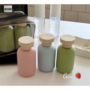 Set 3 Chai chiết mỹ phẩm du lịch kèm túi zip