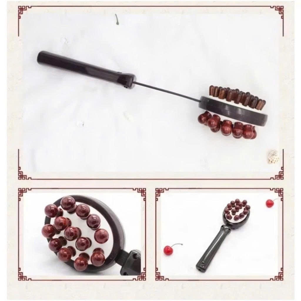 Cây Gậy Đấm Lưng, Gãi Lưng, Đấm Bóp Massgae Cực Đã 3in1 Cây massage 3 Chức Năng Dài 38cm