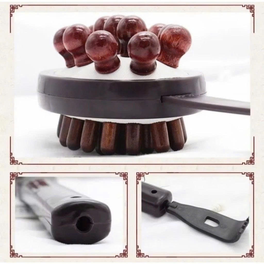 Cây Gậy Đấm Lưng, Gãi Lưng, Đấm Bóp Massgae Cực Đã 3in1 Cây massage 3 Chức Năng Dài 38cm