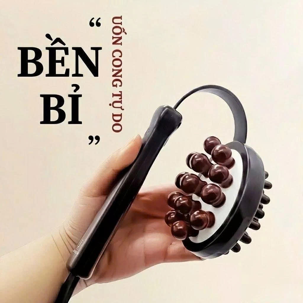Cây Gậy Đấm Lưng, Gãi Lưng, Đấm Bóp Massgae Cực Đã 3in1 Cây massage 3 Chức Năng Dài 38cm