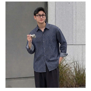 Áo Sơ Mi Nam Vải Đũi Nilen Dài Tay Form Chuẩn Mềm Mát Trẻ Trung Dễ Phối Đồ SM104