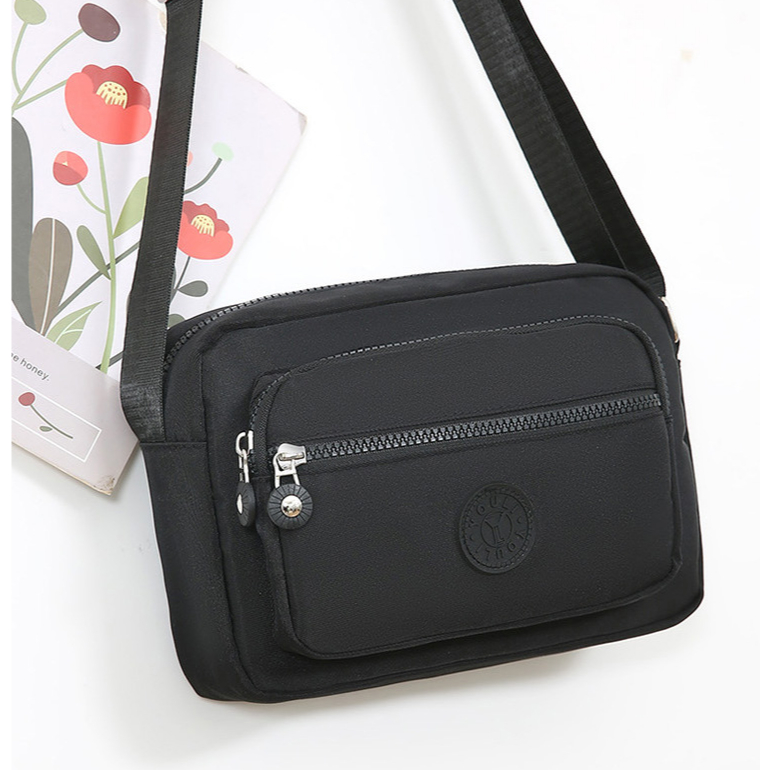 Túi đeo chéo nam nữ thời trang vải canvas, phong cách cá tính unisex K3
