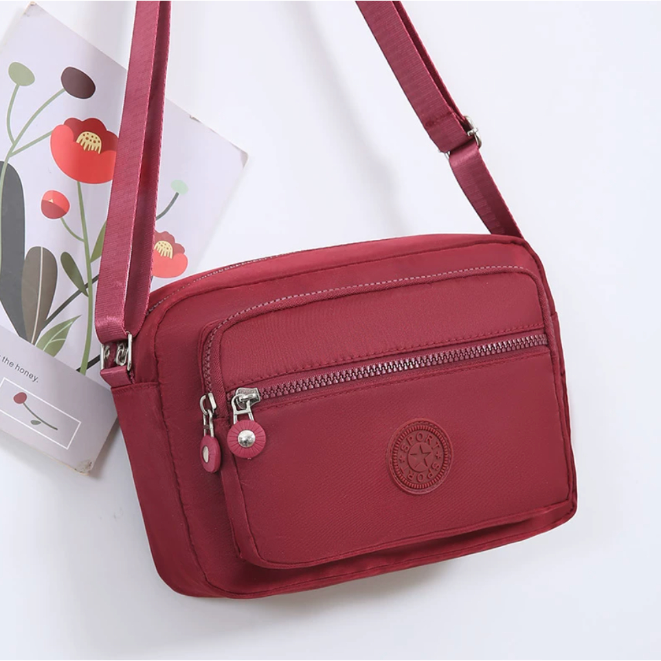 Túi đeo chéo nam nữ thời trang vải canvas, phong cách cá tính unisex K3