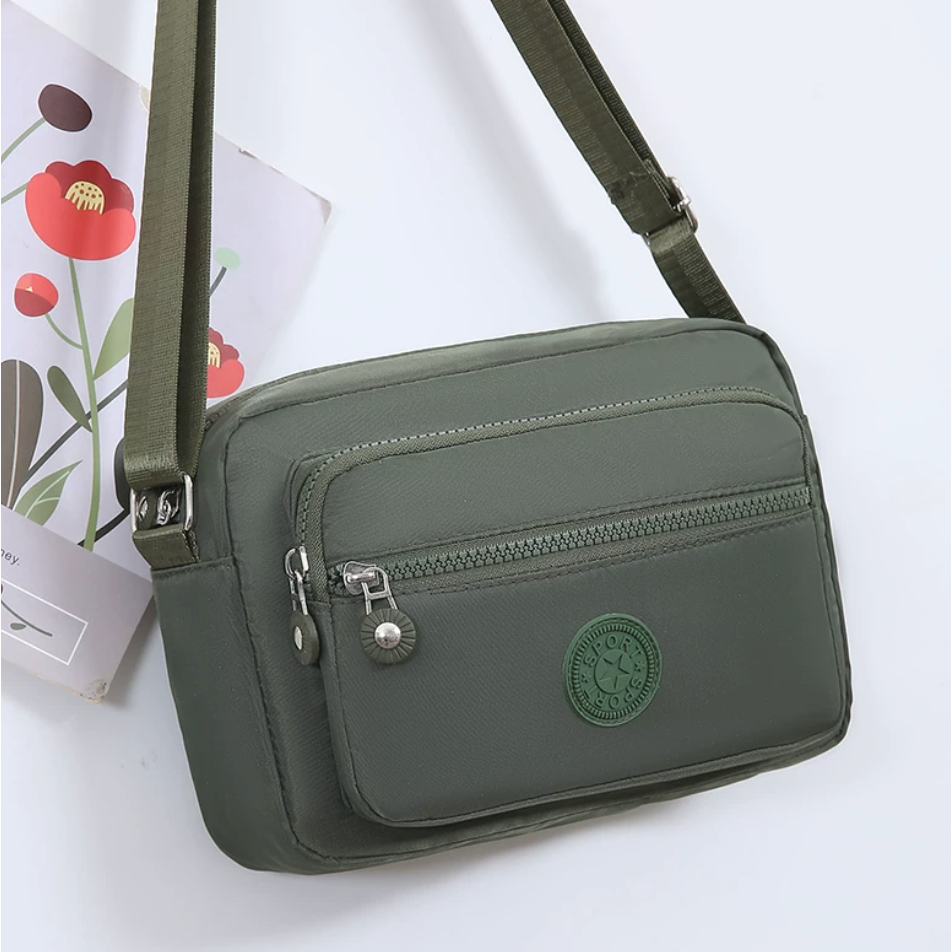 Túi đeo chéo nam nữ thời trang vải canvas, phong cách cá tính unisex K3