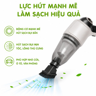 Máy Hút Bụi Cầm Tay Không Dây Sạc USB Tamashio GD47 - Máy Hút Bụi Mini Cầm Tay Không Dây ÔTô Nhà Cửa
