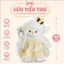 Gấu Bông Cừu Tiểu Thư 30cm Cao Cấp Mặc Váy Ren Sang Trọng - Thú Nhồi Bông Mềm Mịn Quà Tặng Dễ Thương