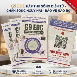 Combo 5 Miếng Dán Chống Bức Xạ Điện Thoại, Máy Tính, Tủ Lạnh Có Hại - Cầu Chì Bảo Vệ Sức Khoẻ G9 EDC