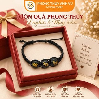 Vòng Chỉ May Mắn Tam Hợp Hợi Mão Mùi đã khai quang điểm nhãn - May Mắn Tài Lộc