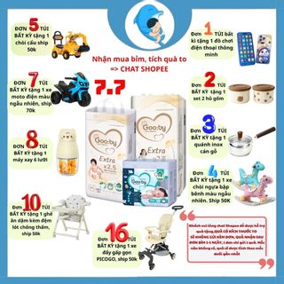 Tã/bỉm quần dán Gooby Extra/Premium đủ size M58/L52/XL50/XXL46 chống tràn hiệu quả cho bé từ 6kg - 24kg MECAHEO