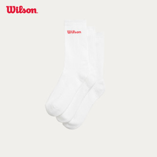 Wilson Crew Logo Socks 3-Pack Tất Thể Thao WU00084511WTA
