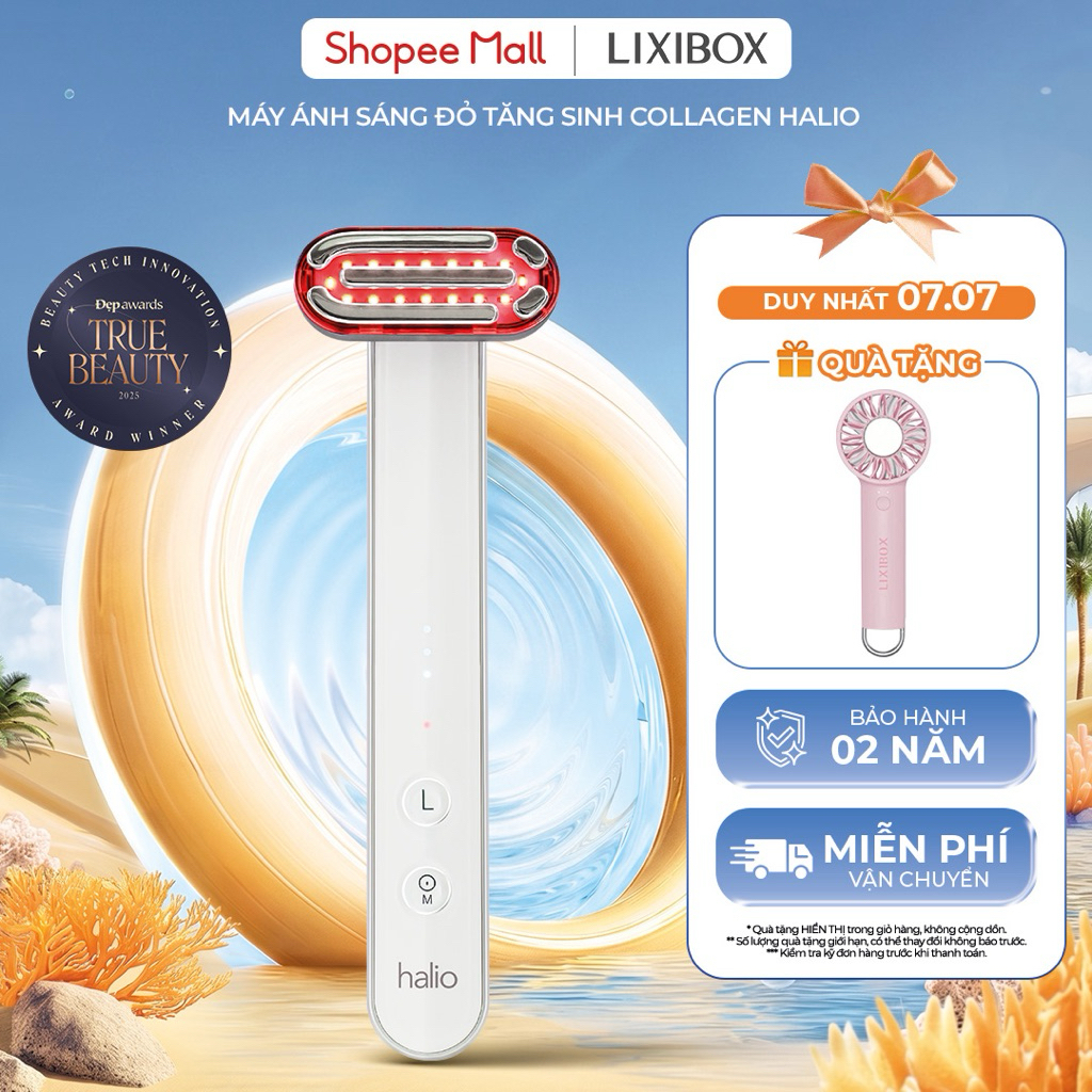 [SPLIVE] Máy Ánh Sáng Đỏ Giúp Trẻ Hoá Da Halio Red Light Therapy Device 3 in 1