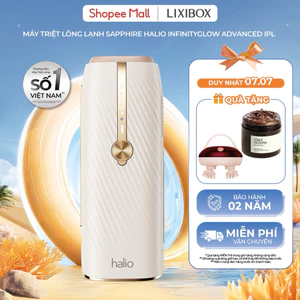 Máy Triệt Lông Lạnh Sapphire Halio InfinityGlow Advanced IPL Sapphire Cooling Hair Removal Device