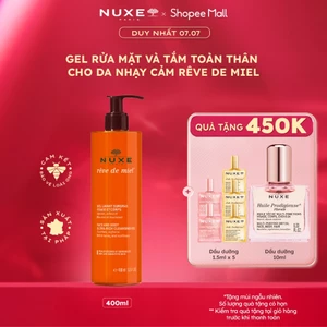 Gel rửa mặt và tắm toàn thân Nuxe Rêve de Miel 400ml