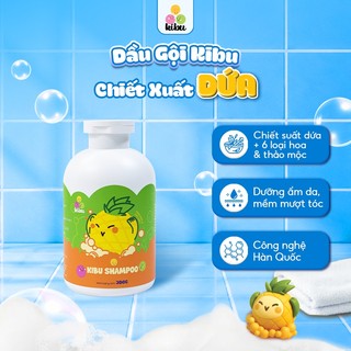 Dầu Gội Kibu Chiết Xuất DỨA - Sạch Thoáng, Bảo Vệ Dịu Nhẹ Cho Tóc Chắc Khỏe, Suôn Mượt – 300ml