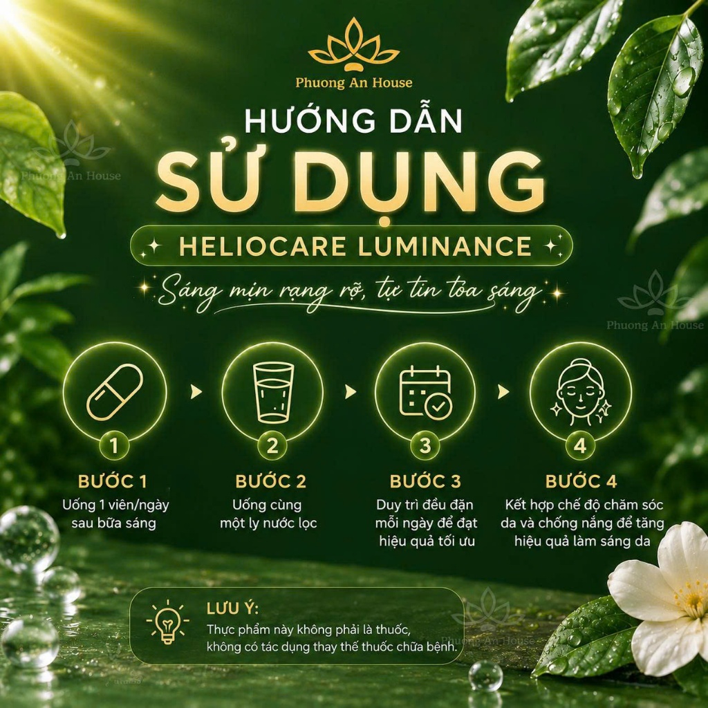 Thực phẩm bảo vệ sức khỏe HELIOCARE LUMINANCE (Hộp 60v)