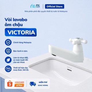 Vòi lavabo WATERTEC màu trắng WT0004 nhựa ABS/PP/POM Malaysia chống oxy hóa