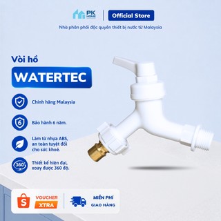 Vòi hồ máy giặt Watertec WT0033 nhựa ABS Malaysia chống oxy hóa