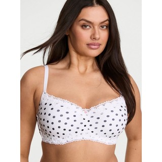 [ Hàng không tag] Áo ngực Victoria's Secret ubalconette viền ren cotton