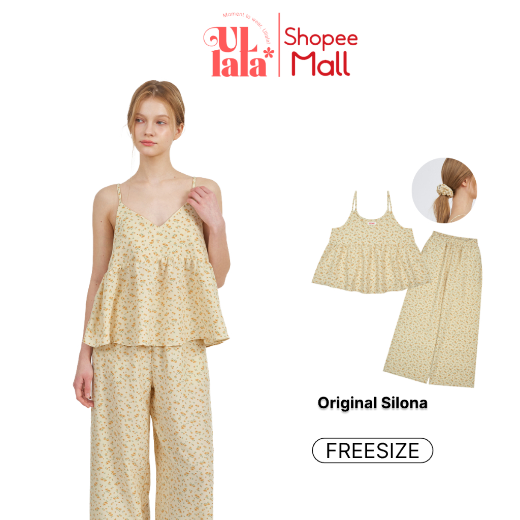 Ullala Pajamas Silona bộ ngủ mặc nhà nữ hai dây Freesize