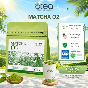 Matcha Otea 02 Cao Cấp - 500g/100g– Matcha Chuẩn Nhật Cho Pha Chế Chuyên Nghiệp