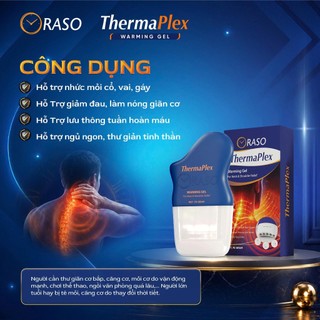 Thanh Bi Lăn Oraso ThermaPlex (70ml) - Gel massage hỗ trợ đau lưng, cổ vai gáy, tê bì chân tay, nhức mỏi, căng cơ