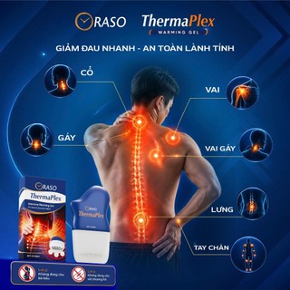 Thanh Bi Lăn Oraso ThermaPlex (70ml) - Gel massage hỗ trợ đau lưng, cổ vai gáy, tê bì chân tay, nhức mỏi, căng cơ