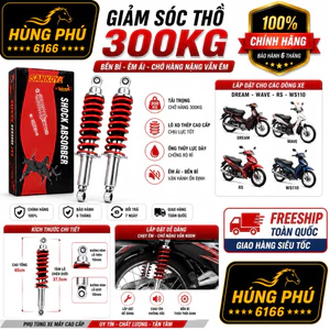 Giảm sóc sau. chở thồ hàng 300kg dream/ waxe