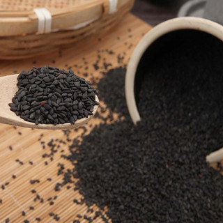 Hũ 500g mè đen rang giòn bảo đảm chất lượng
