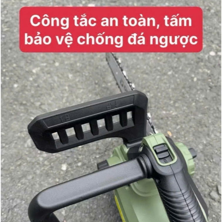 Thân Máy cưa xích pin 21V DEKTON M21-CX12PRO motor brushless lam 12inch (30.5cm) tra nhớt tự động