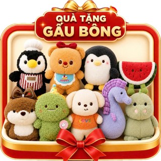 [QUÀ TẶNG] Thú nhồi bông Topgia mini các loại, gấu bông nhỏ xinh dễ thương