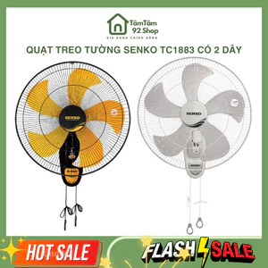 {HỎA TỐC } [ VHL ] Quạt treo tường SENKO TR 1880 và 1883 Quạt treo công nghiệp 75w Quạt khoẻ,bền,đẹp,chính hãng