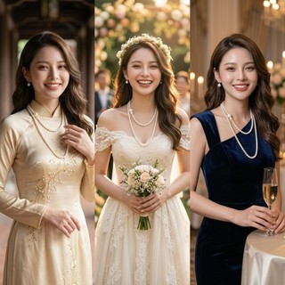 [ DAISYN ] N450 Phụ kiện trang sức ngọc nhân tạo đá chuỗi ngọc nhân tạo đá chuỗi chuỗi ngọc nhân tạo đá dây chuyền nữ