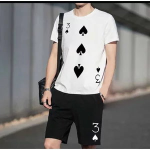 SET ĐỒ BỘ MẶC NHÀ IN CHỮ 3 bích NAM NỮ UNISEX CHẤT THUN MÈ CO GIÃN,THOÁNG MÁT SSL