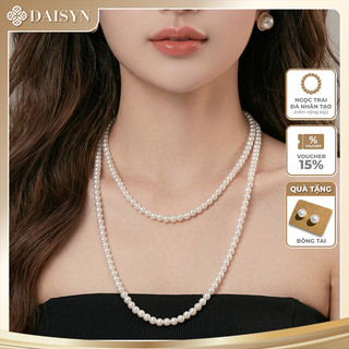 [ 𝐍𝐠𝐨̣𝐜 Đ𝐚̀𝐢 𝐋𝐨𝐚𝐧] N169 dây chuyền handmade hạt ngọc tròn hạt 6mm