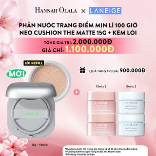[LANEIGE x HANNAH] Phấn Nước Trang Điểm LANEIGE NEO CUSHION THE MATTE 15Gx2