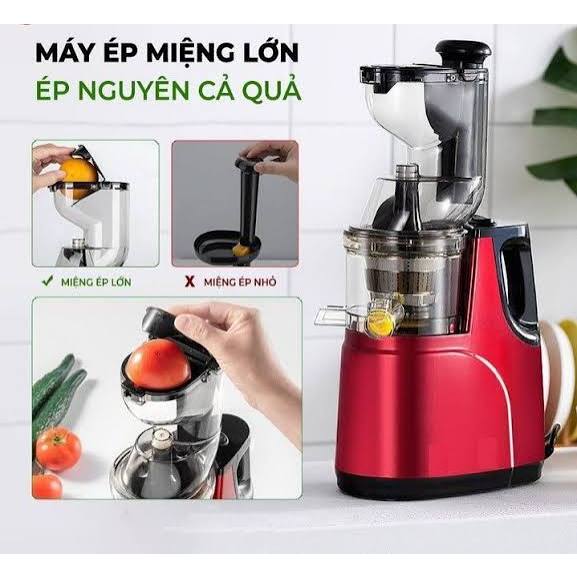 MÁY ÉP CHẬM TRÁI CÂY CAO CẤP NINE SHIELD 250W SIÊU KHỎE VẮT KIỆT BÃ 95% BẢO HÀNH 12 THÁNG