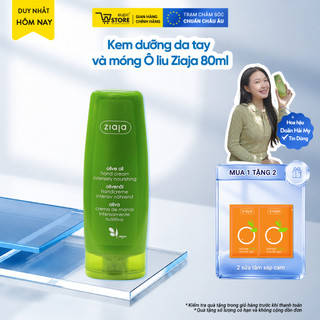 Kem Dưỡng Da Tay Và Móng Ô Liu Ziaja 80ml Giúp Dưỡng Da Mềm Mịn, Giảm Tình Trạng Gãy Vỡ, Móng EUPC STORE