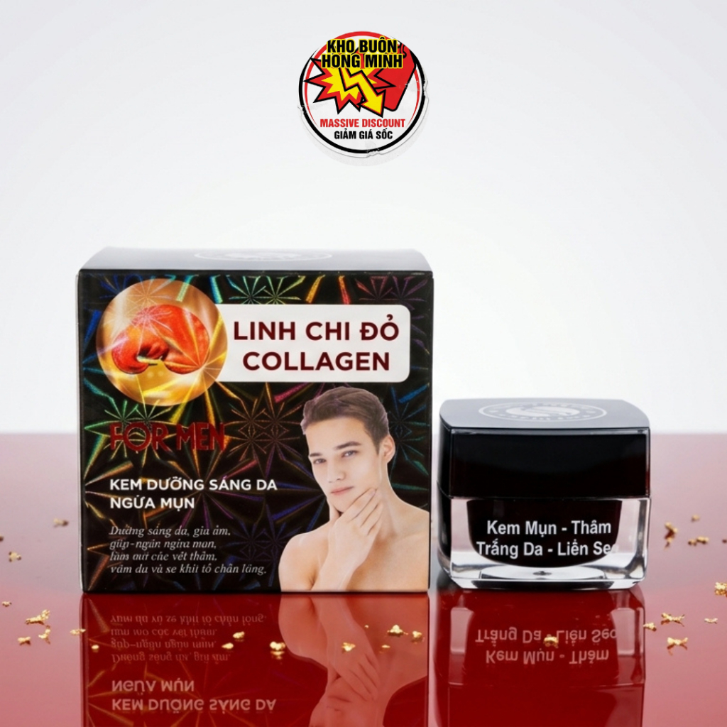 Kem Ngừa Mụn Thâm Dưỡng Sáng Da Liền Sẹo Dành Cho Nam San Nora 20g [Đen]