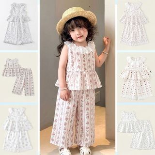 [ BST MỚI VỀ] Đồ Bộ Bé Gái, Set Bộ Bé Gái Thiết Kế Tiểu Thư Mặc Hàng Ngày Chất Liệu Thoáng Mát