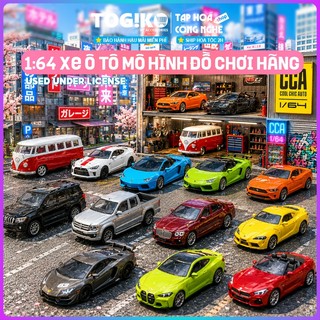 1:64 Mô hình xe hơi ô tô đồ chơi hợp kim tỉ lệ 1/64 CCA mô hình trưng bày cao cấp giấy phép