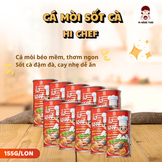 Combo 10-20 lon cá mòi sốt cà Hi Chef 155g. Ăn liền tiện lợi, đậm đà, dễ dùng - Pi Hàng Thái