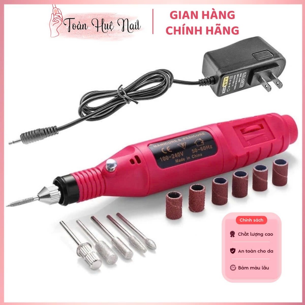 Máy Mài Mini Cầm Tay Làm Nail – Nhỏ Gọn, Êm, Không Rung, Mài Da & Xử Lý Móng Nhanh, Phù Hợp Thợ Nail & Tại Nhà