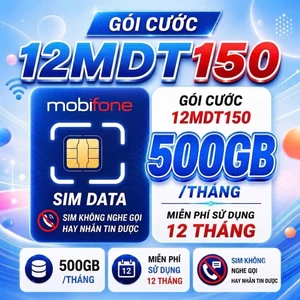 Sim 4G, 5G 1 năm Mobifone Gói 1000GB 500GB phát wifi U1500 4G 1 năm Vinaphone D219 MDT3TM U1500 12TK135 12FHCM esim