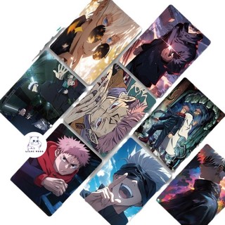 [hàng sẵn] Chú thuật hồi chiến | Hộp thẻ card laser 50 tấm | Lomo lomocard laser Jujutsu Kaisen Gojo