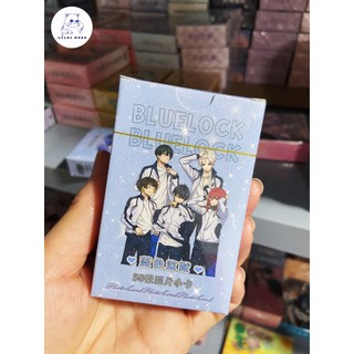 [hàng sẵn] Hộp thẻ card laser 50 tấm Blue Lock | Photo card lomo lomocard bo góc Isagi Nagi Bachira xịn đáng