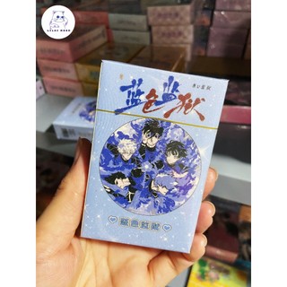 [hàng sẵn] Hộp thẻ card laser 50 tấm Blue Lock | Photo card lomo lomocard bo góc Isagi Nagi Bachira xịn đáng