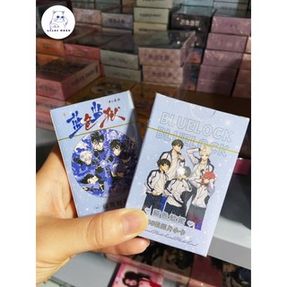 [hàng sẵn] Hộp thẻ card laser 50 tấm Blue Lock | Photo card lomo lomocard bo góc Isagi Nagi Bachira xịn đáng