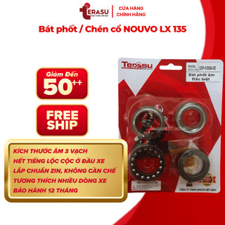 Bát Phốt Nouvo, Chén Cổ Yamaha Nouvo LX 135, Giúp Bù Rơ Chảng 3 Độ Cứng Cao Chính Hãng Terasu (BH 12 Tháng)