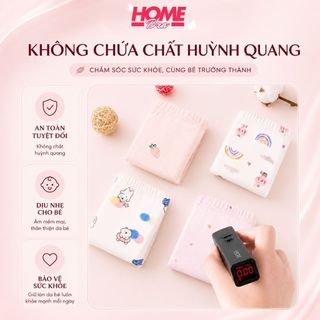 Combo 4 quần lót bé gái chất cotton co dãn thoáng khí SET 4 Quần chíp trẻ em họa tiết xinh xắn L7000
